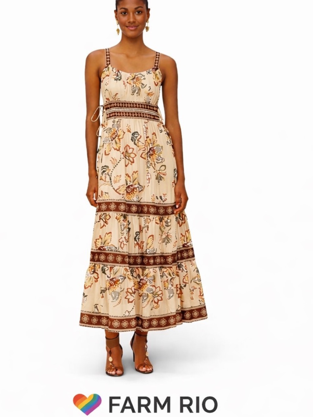 Farm Rio Maxi Dress‎ Floral